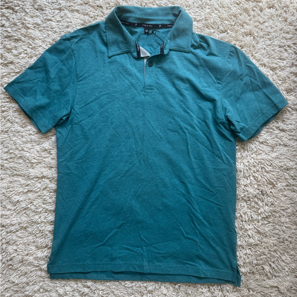 Public Rec Teal Go-To Polo Shirt